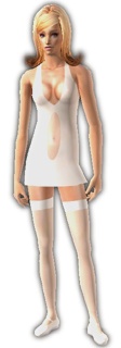 The Sims 2 female adult minimini white front Download